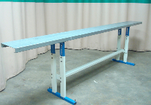 Used Omga Model TI350 1/2 Lap Notcher w/Omga Feed & Out Feed Bench