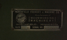 NORTHFIELD 4 TABLE SAW  USED
