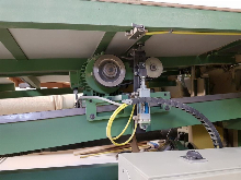 Homag automatic vertical panel saw with scoring and jump scoring, excellent condition.