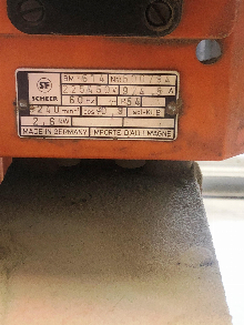 Scheer DB4 Horizontal Vertical Boring Machine