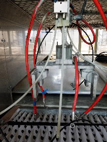 Superfici Twin Spray Automatic through feed spraying machine