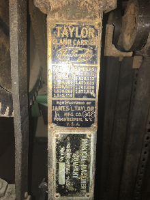 TAYLOR 856 ROTARY CLAMP CARRIER