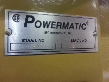 Used Powermatic 60 Jointer