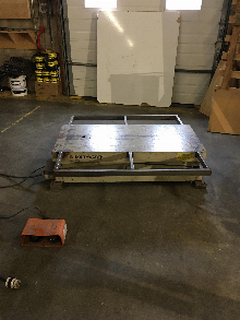 Southworth 4000 Pound Electric Scissor Lift Material Lift Table   23x53   48x54