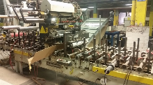 Used Dusphol Model SUP-F-500-HTEVA Wrapper and Used Dusphol Model DLBAR/QR 10â€ x 142â€Long Power Roller Conveyor