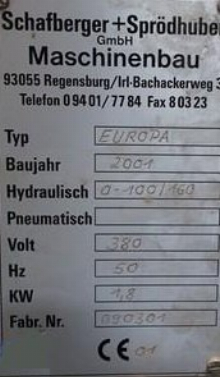 Schafberger & Sproedhuber S+S Door Clamp (Used) Schafberger & Sproedhuber S+S Door Clamp (Used)
