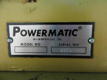 Used Powermatic Planer Model 100