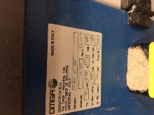 Omga Model 521ST Semi Automatic Left Hand Up Cut Saw with Omga FP 2000 NC Positioning Stop.