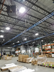 Large Overhead  Gorbel Gantry with 1 Schmalz Vacuum Lift