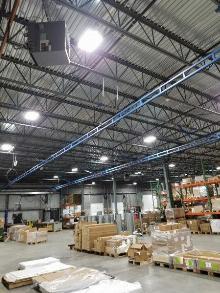 Large Overhead  Gorbel Gantry with 1 Schmalz Vacuum Lift