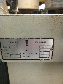 Cehisa Edgebander Model 202 S200 Series