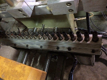 MASTERWOOD DOUBLE HEAD 42 SPINDLE LINE BORING MACHINE (Used)