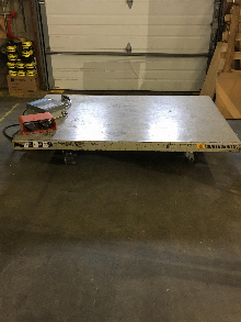 Southworth 4000 Pound Electric Scissor Lift  Rolling Casters Material Lift Table
