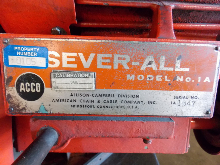 Used metal abrasive cut off saw Used metal abrasive cut off saw