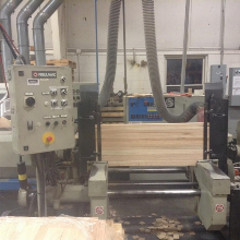 Used Friulmac DualFeed Double End Trim Saw and Moulder Feeder