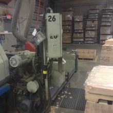 Used Friulmac DualFeed Double End Trim Saw and Moulder Feeder