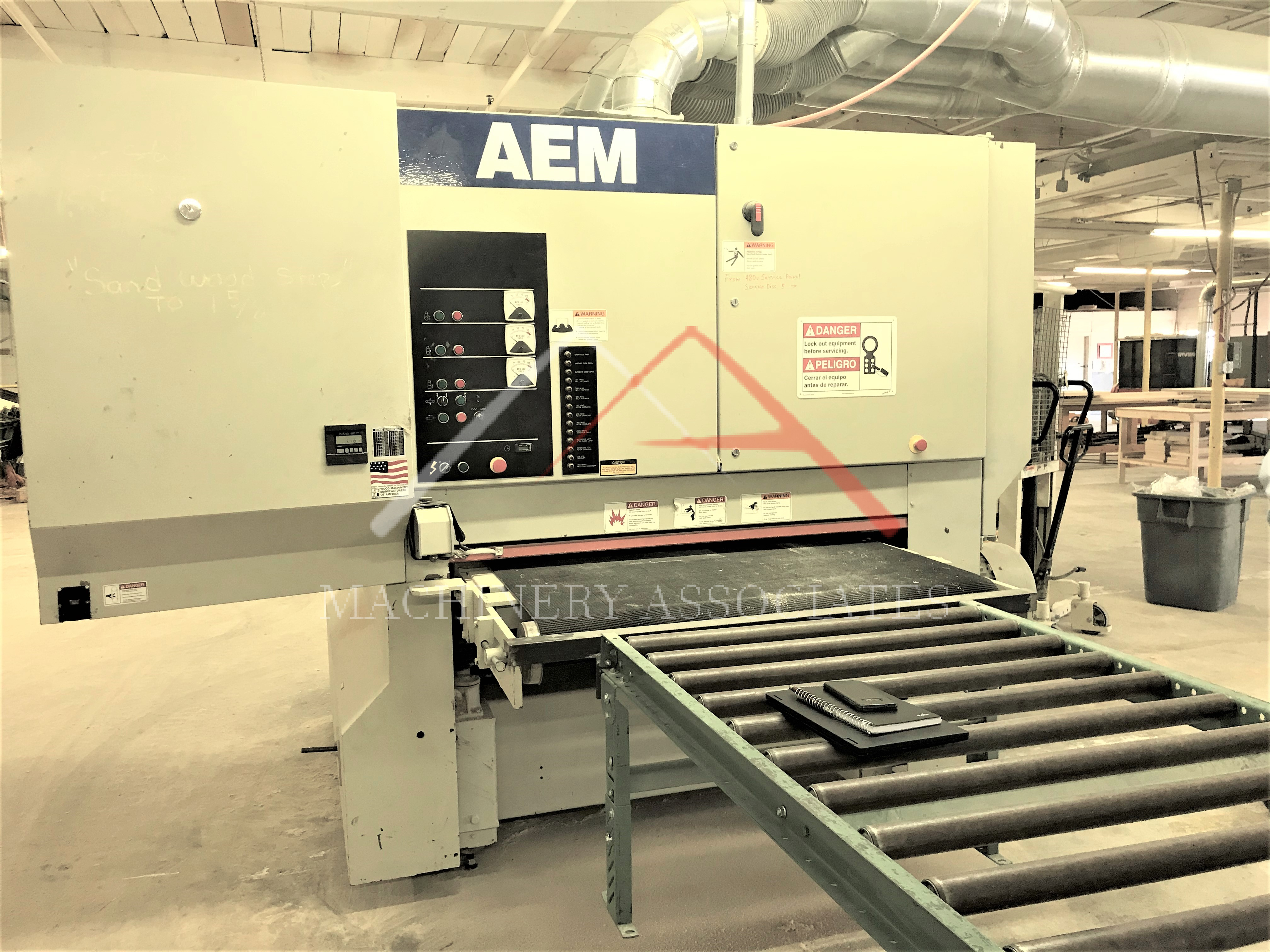 AEM Heavy Duty Calibrating Sander 3 head 52" AEM Heavy Duty Calibrating Sander 3 head 52"