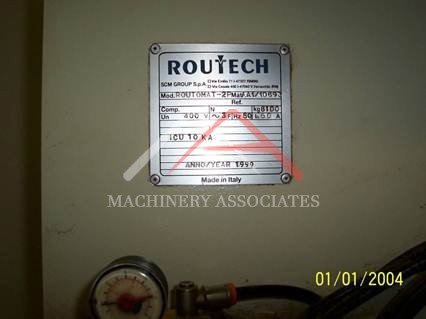 Routech R200 1999 SCM Routech R-250 CNC Router, (2) 5 x 10 Moving Tables, 3 Spindles ...