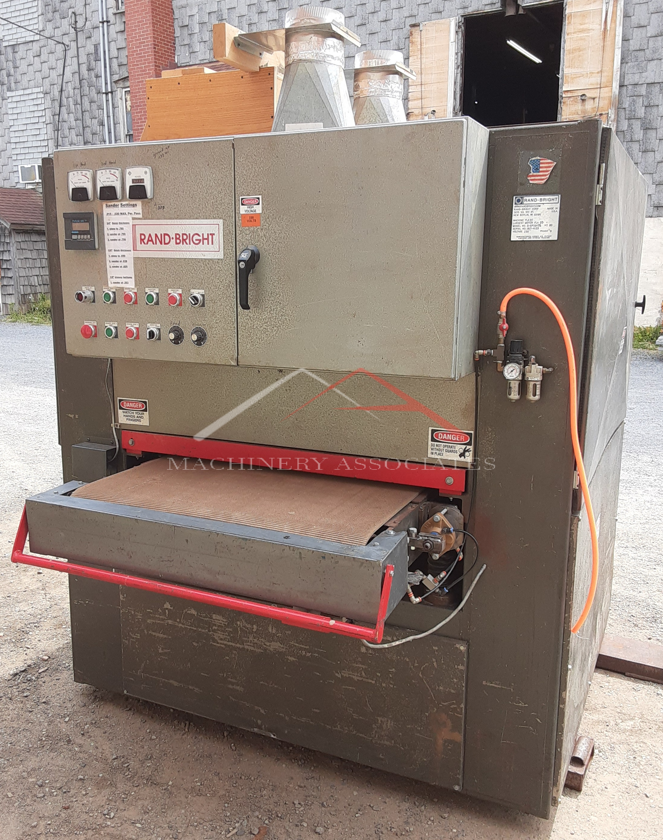 Rand Bright 37" Double Head Wide Belt Sander