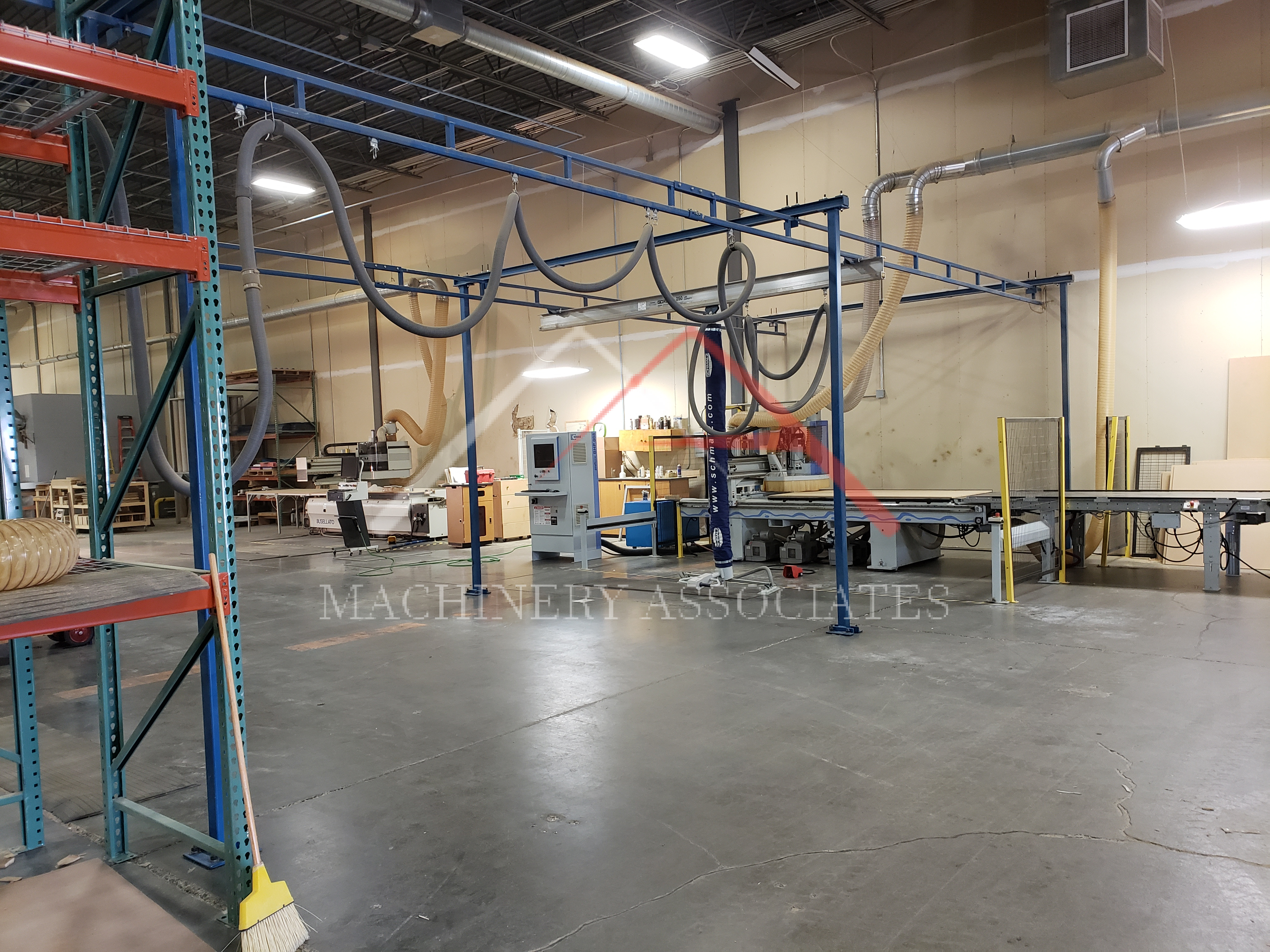 Gorbel Overhead Gantry with Schmalz Jumbo Lift