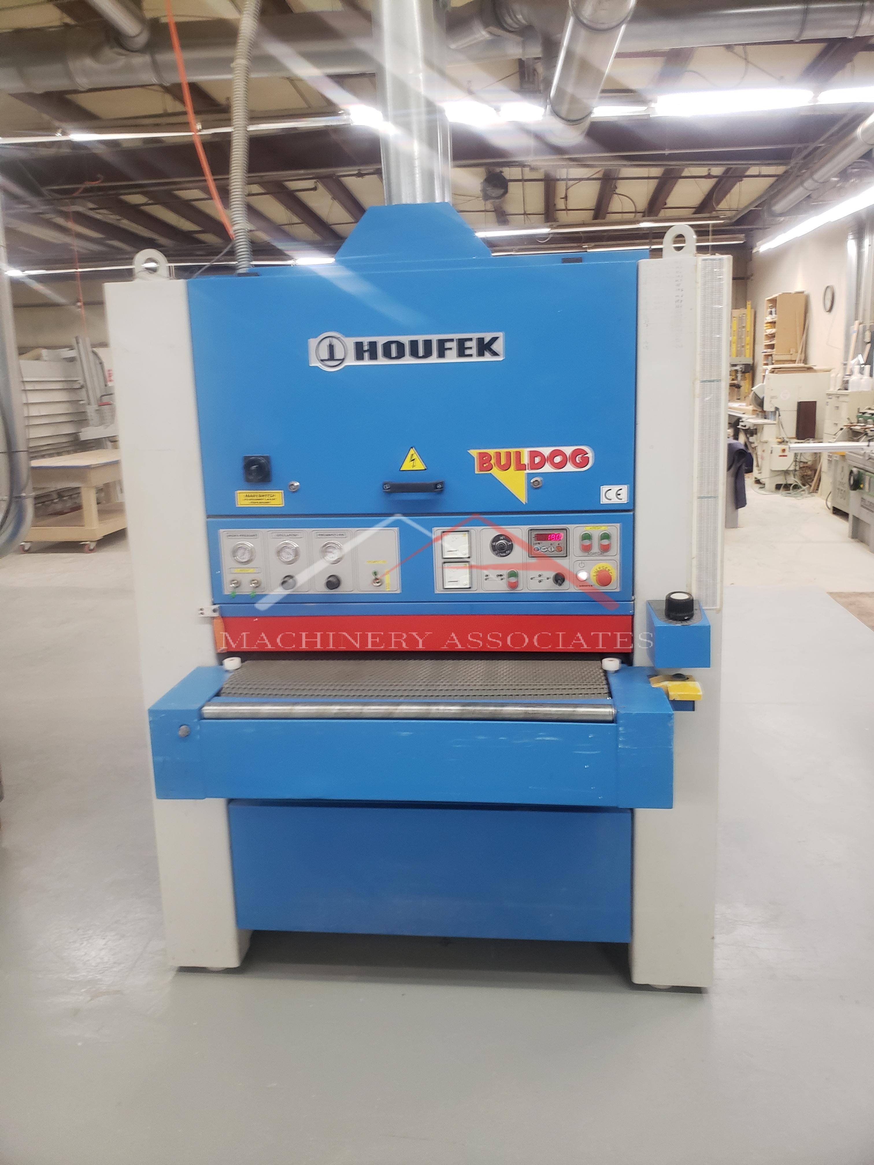 37" Houfek Buldog 2 Head Widebelt Sander 