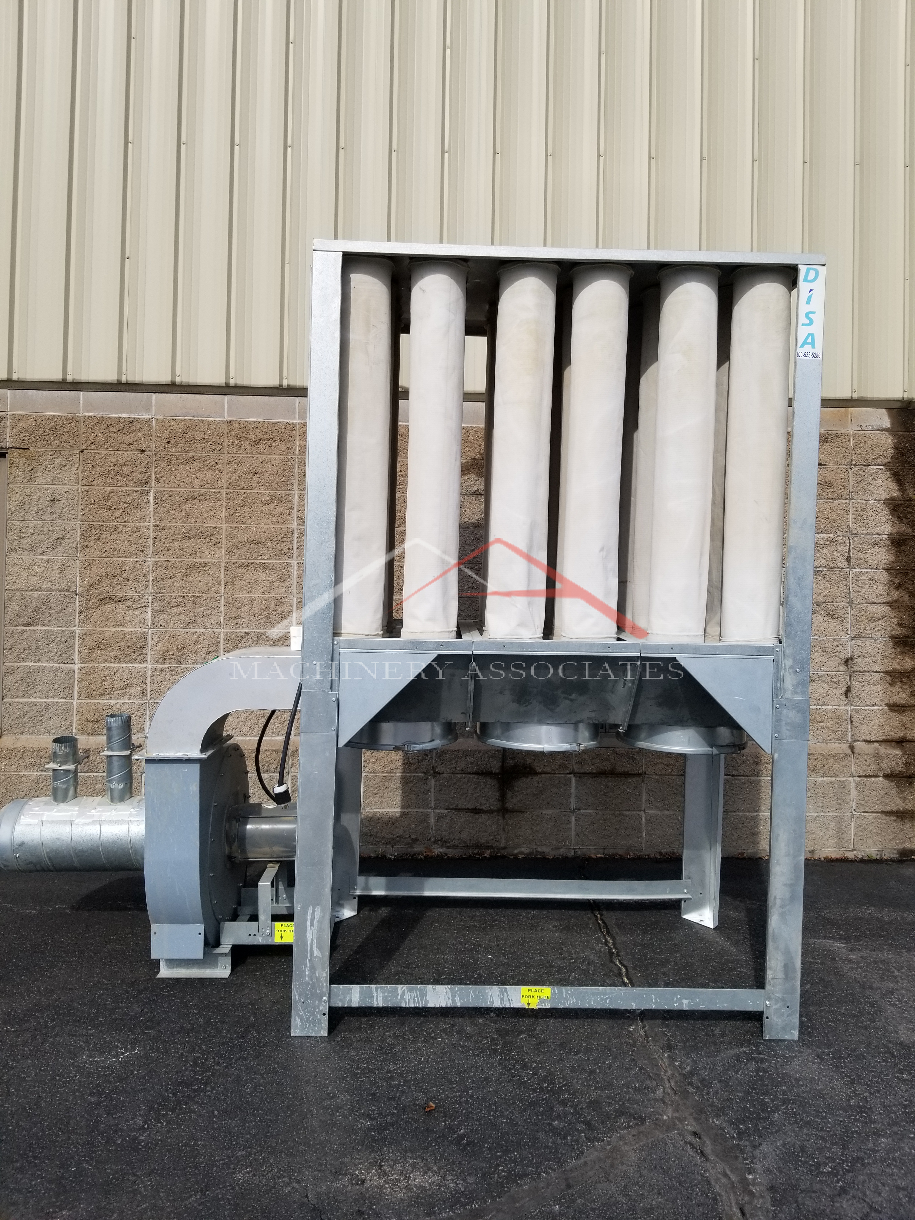 DISA S-750 Mini Baghouse Dust Collector DISA S-750 Mini Baghouse Dust Collector