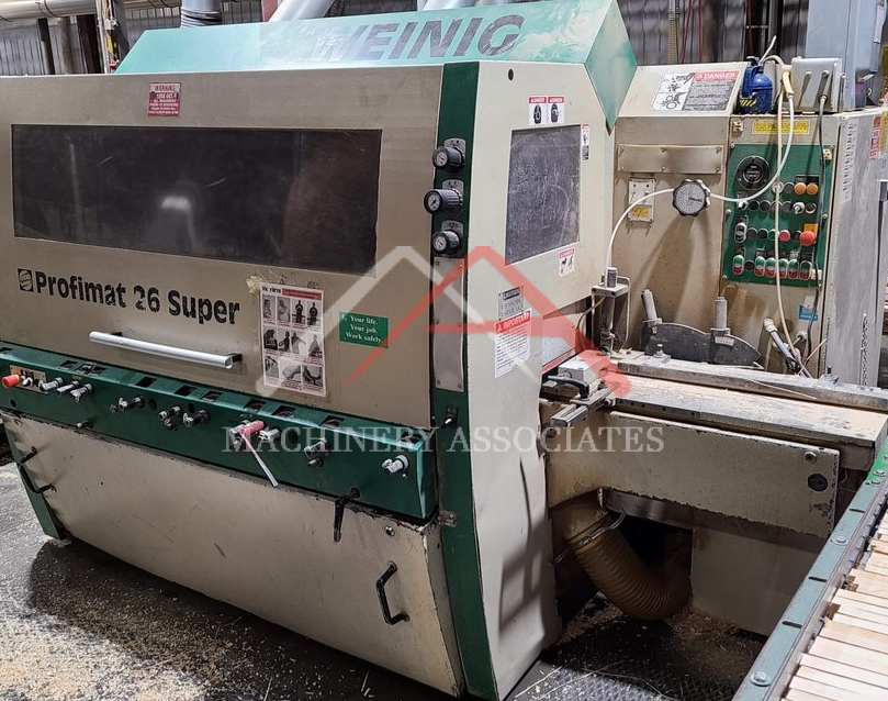 WEINIG PROFIMAT 26/001 THROUGH FEED MOULDER FOR SHORT PARTS