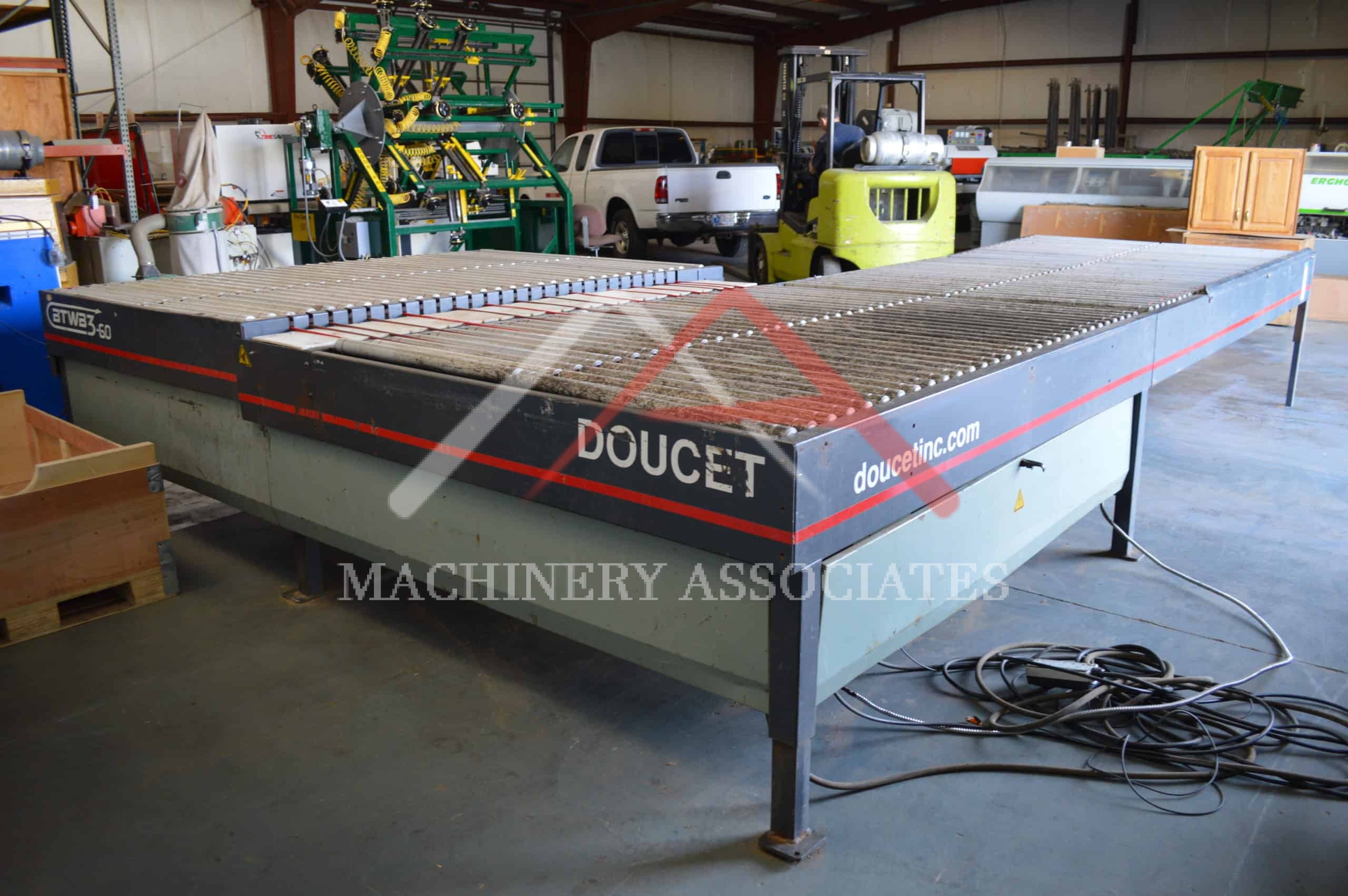 Doucet BTWB3-60 60" Return Conveyor For Wide Belt Sander