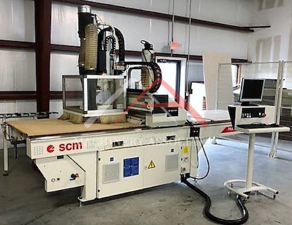 2010 SCM Pratix N12 4 X 8 CNC Router w/ Off Load