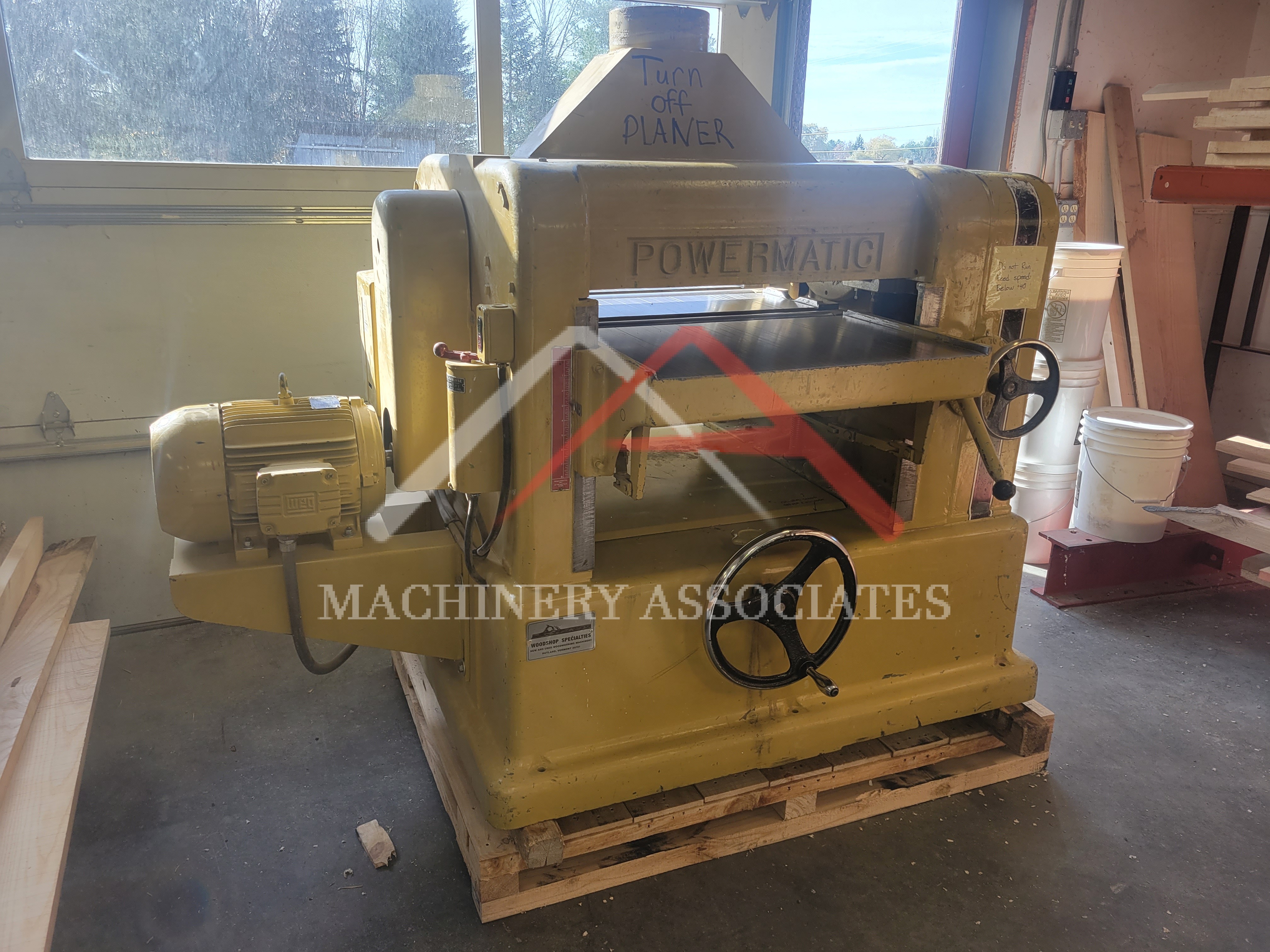 Powermatic 24" Planer w/ Spiral Head