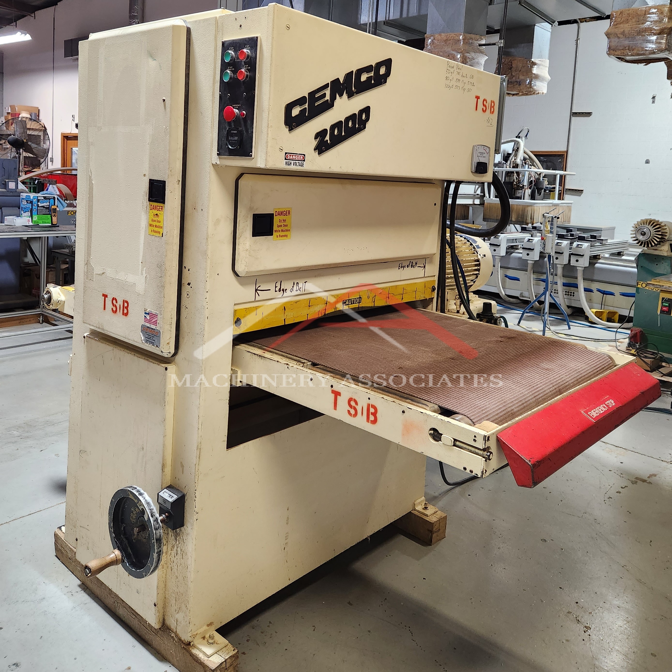 Cemco UF-2137-SE Wide Belt Sander