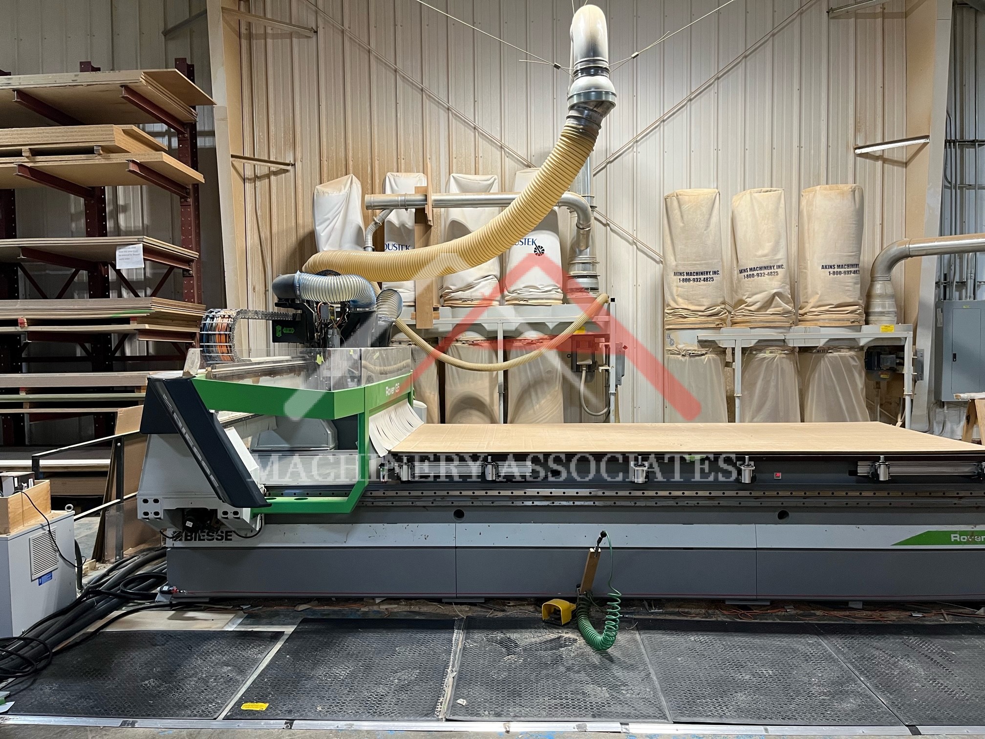 Biesse Rover G 512 Flat Table CNC Router with C-Axis