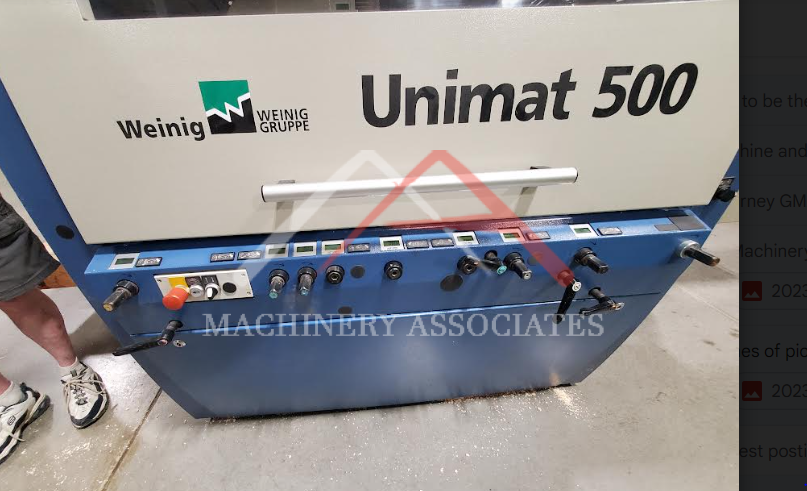 WEINIG UNIMAT 500/017 MOULDER FEED THROUGH