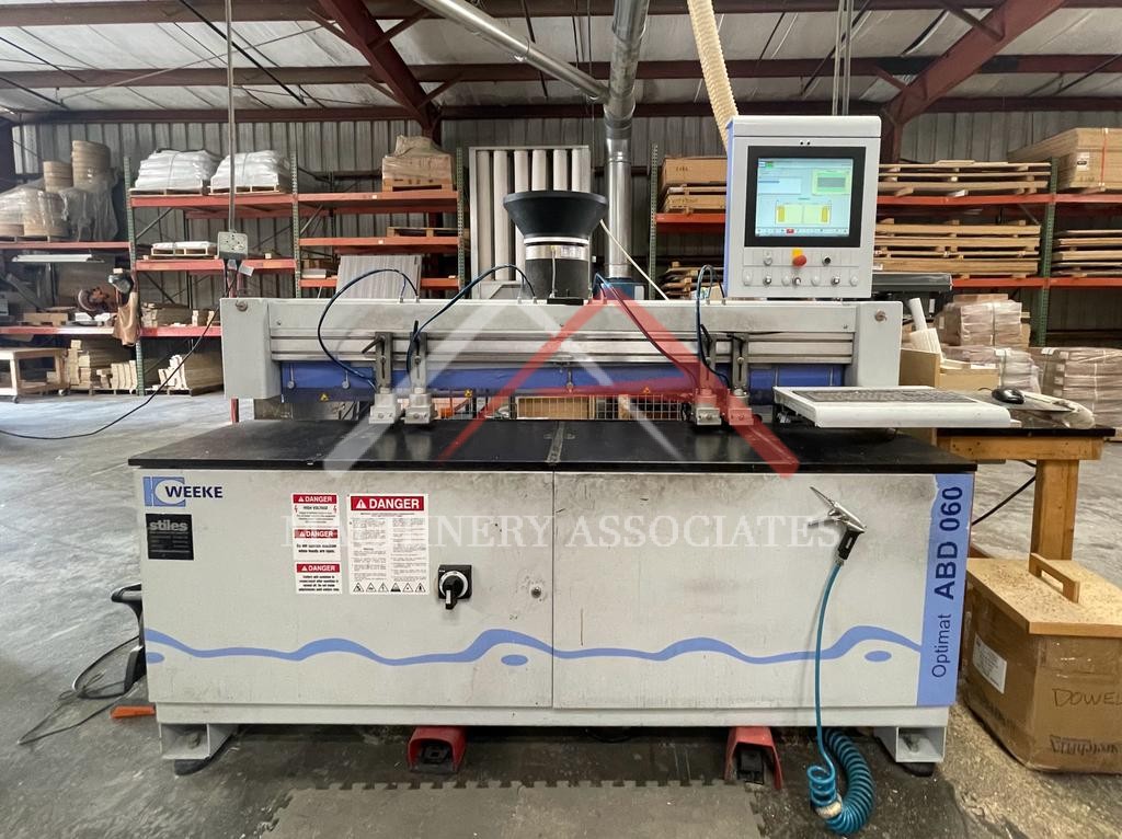 Weeke Optimat ABD 060 Glue Bore Dowel CNC Machine 2015