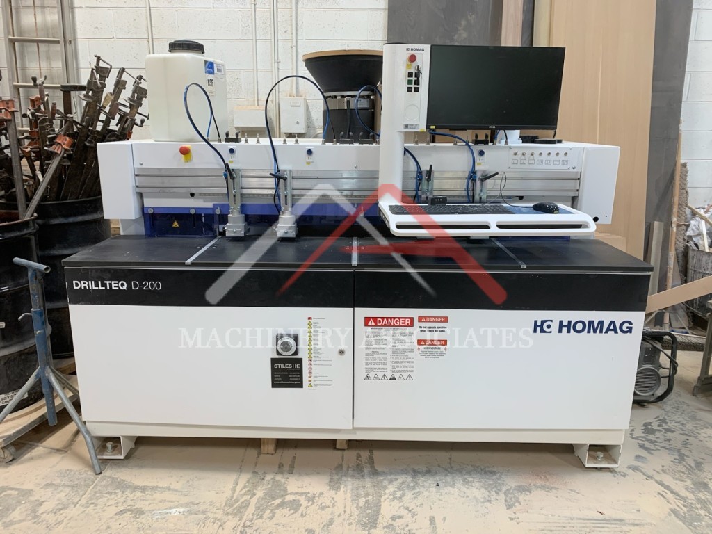 2021 HOMAG DRILLTEQ D200 Bore Glue And Dowel CNC