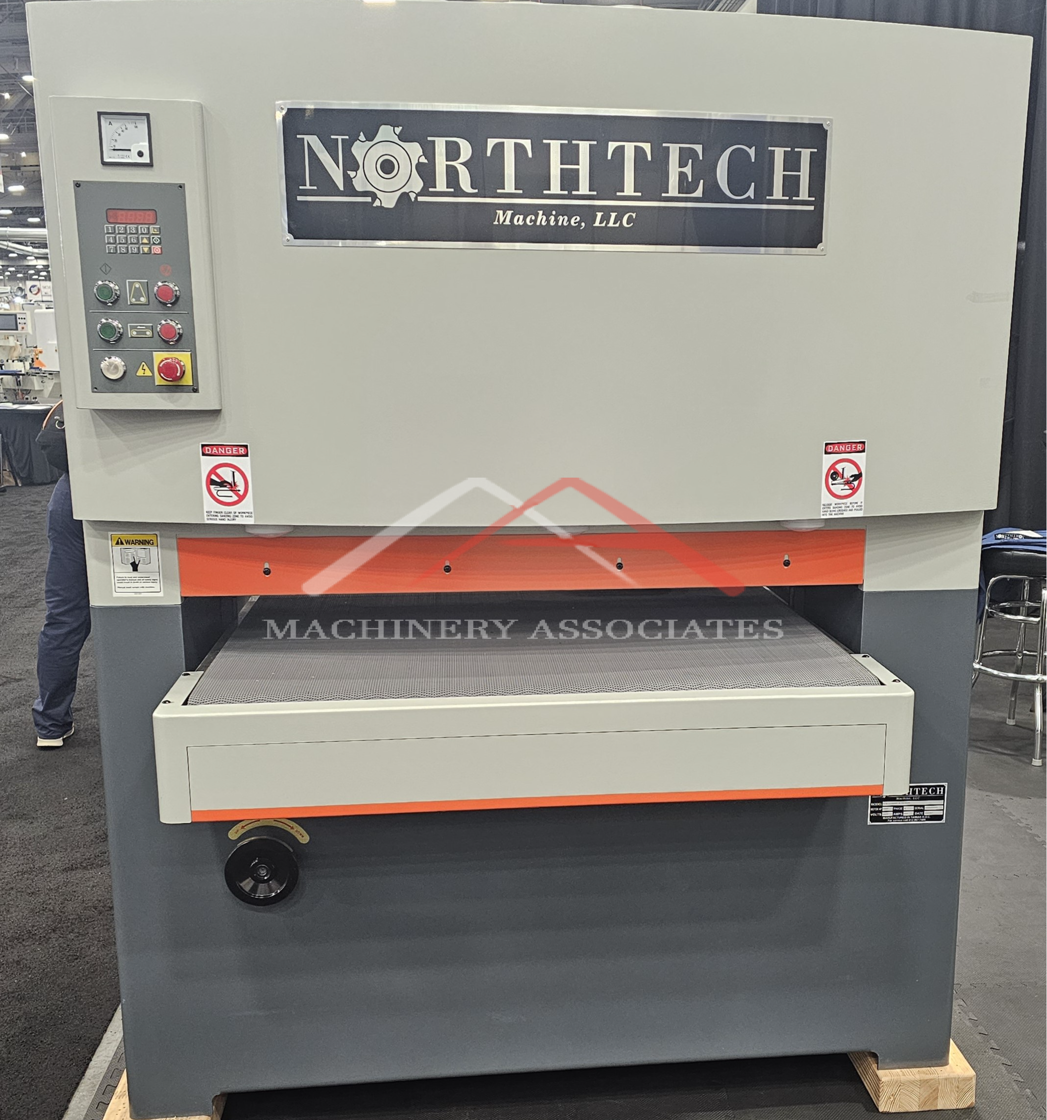 Northtech NT-8-1100RC 43" Wide 2 Head Sander