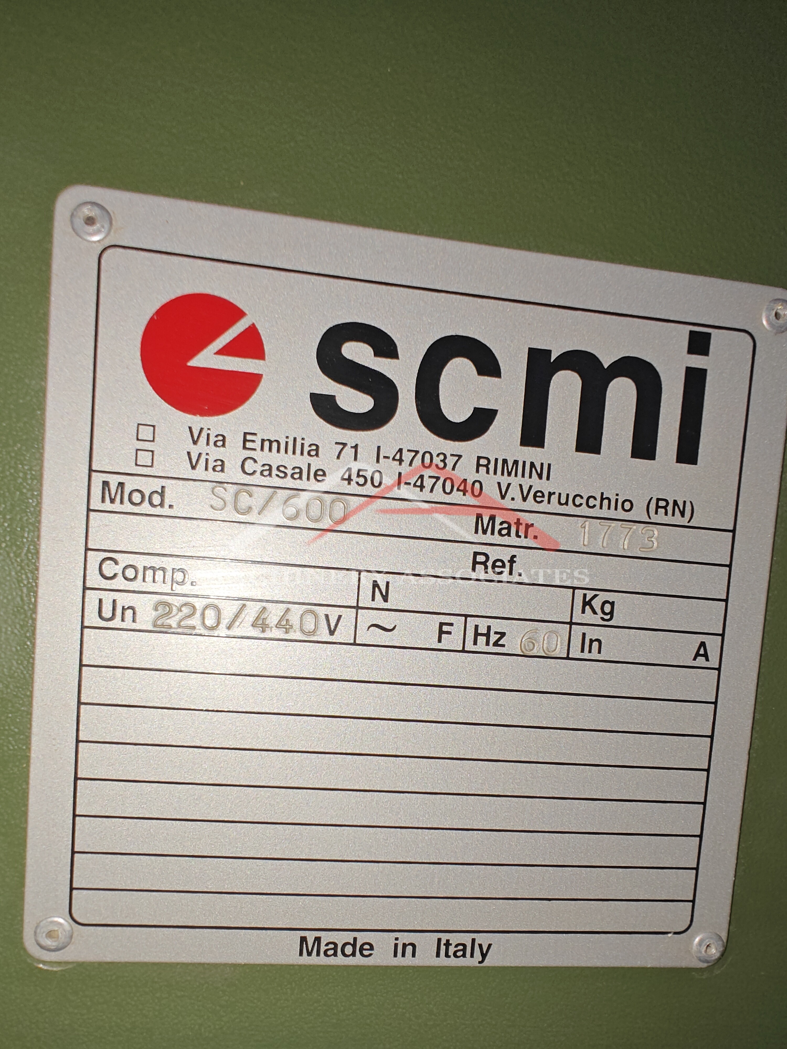 Sc600 SCMi SC600 Band Saw