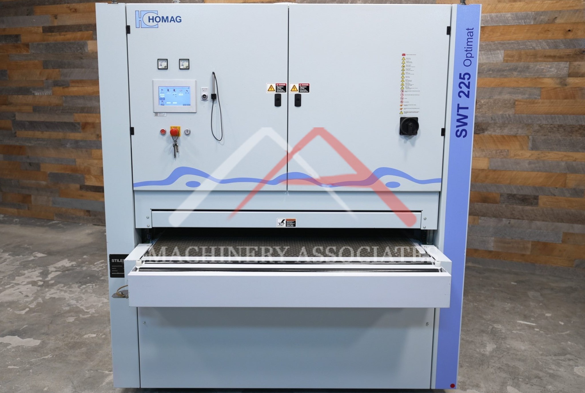 Homag Optimat SWT 225 RL Two Head 53" Wide Belt Sander