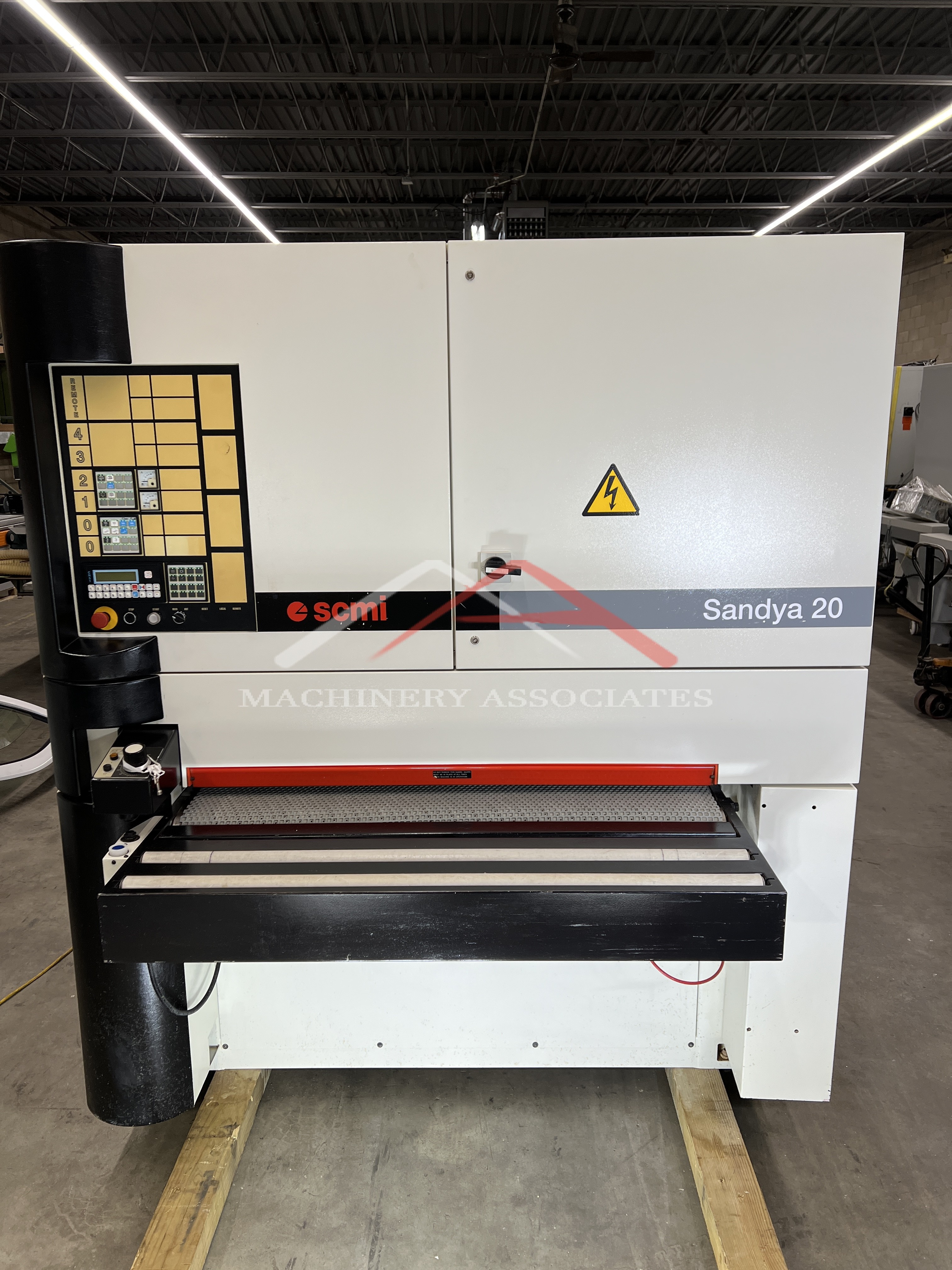 SCM Sandya 20 M2 135 - 53" Widebelt Sander w/vac Bed