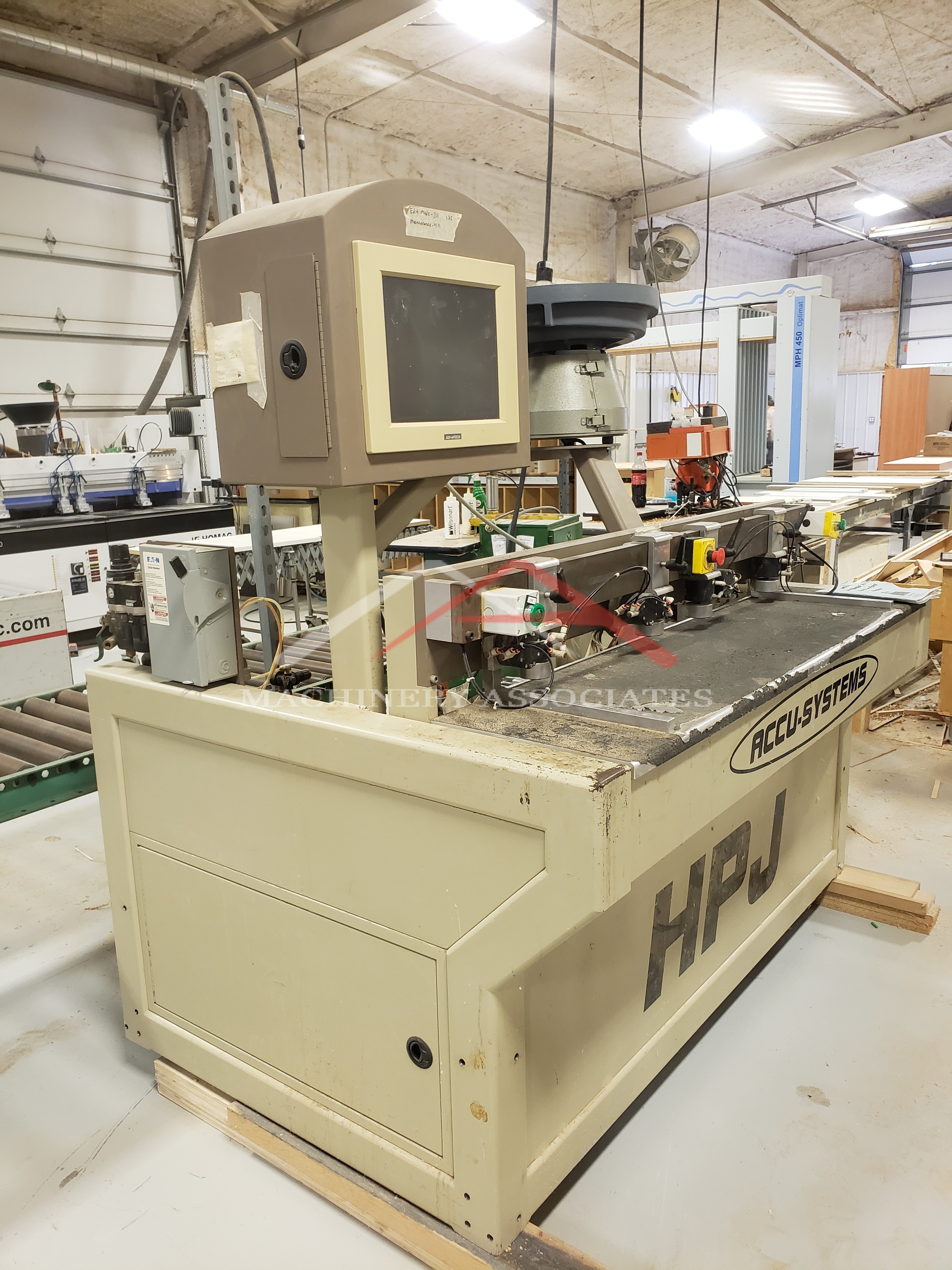 Accu-Systems HPJ-5 CNC boring and dowel insertion machine