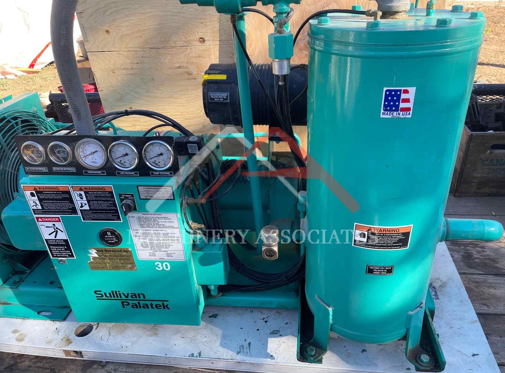 Sullivan Palatek DG-30 Rotary Screw Compressor