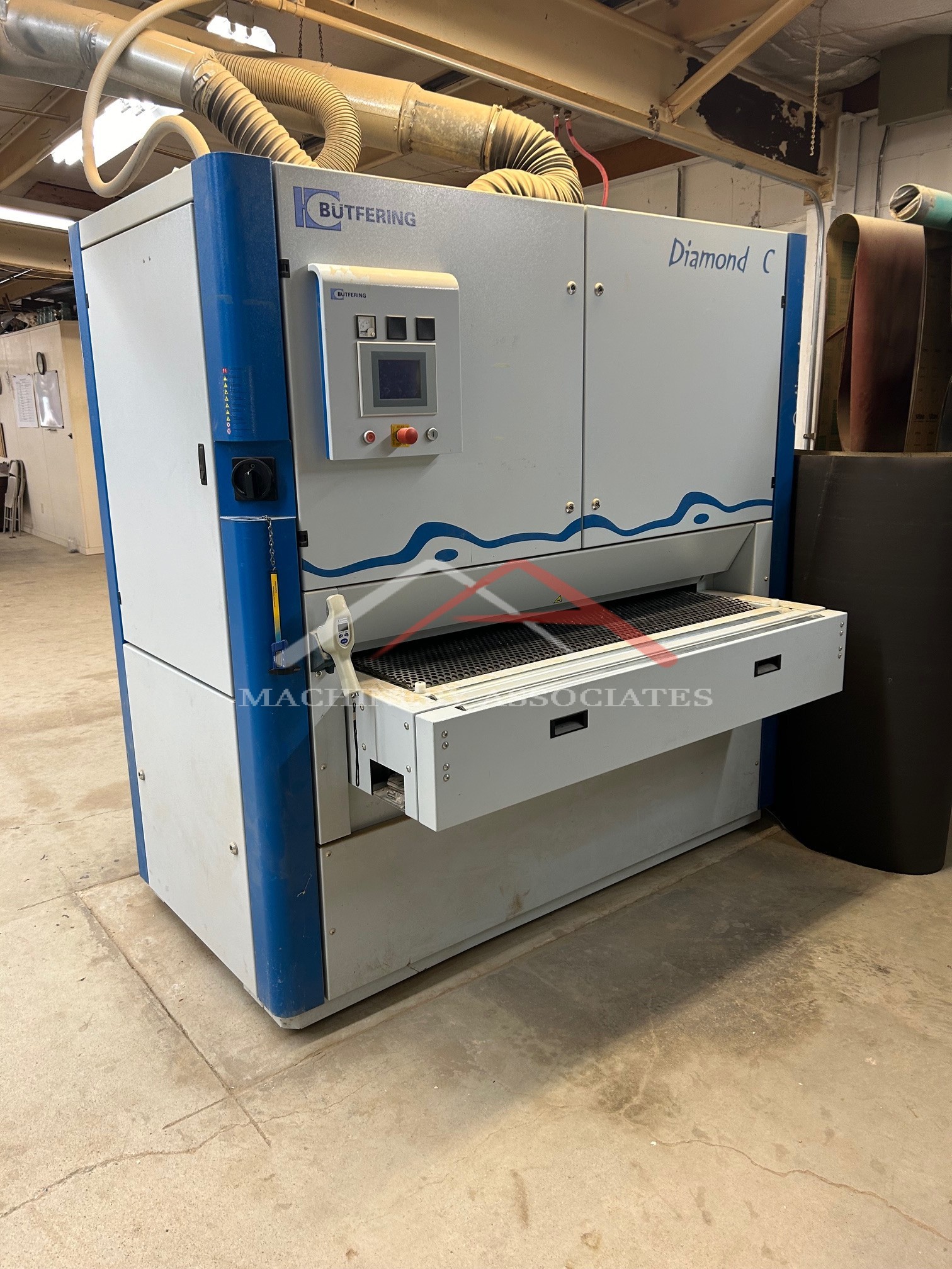 53" 1 Head Butfering Veneer/Sealer Sander w/Electronic Segmented Platten