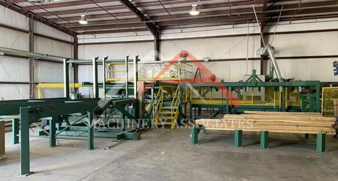 BUSS AUTOMATION LINE FOR LUMBER INSPECTION & PLANING LINE WITH STACKER