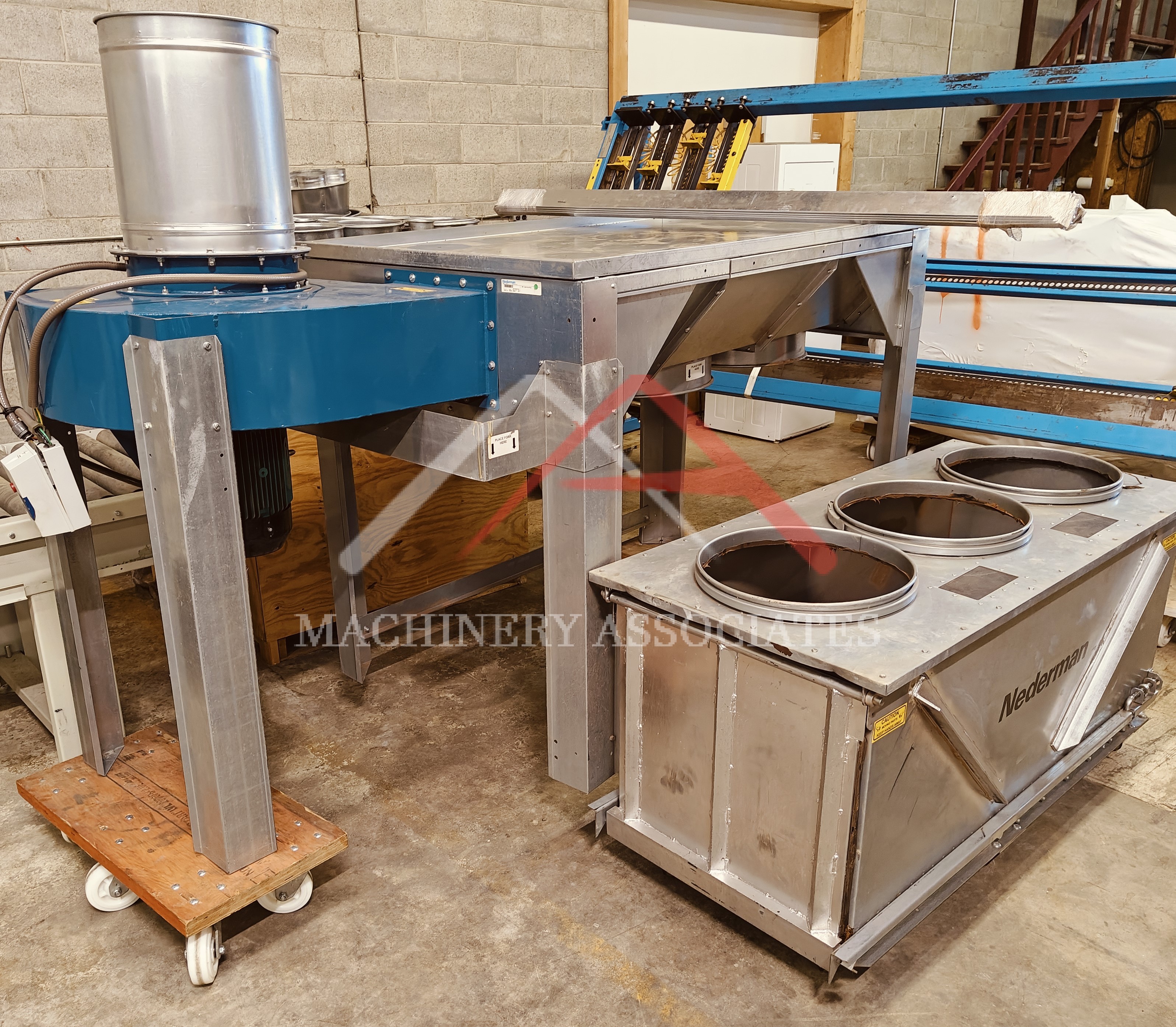 Nederman S-1000 10hp Mini-Baghouse Interior Dust Collector