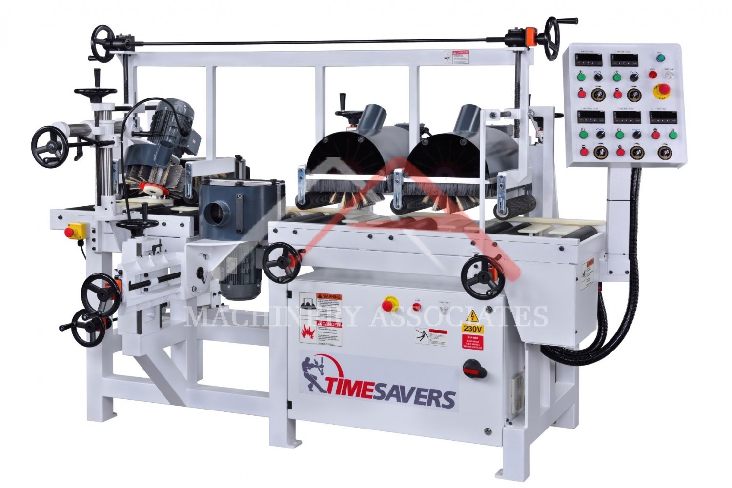 Timesavers 12” Wide Five Head Moulding/Profile Brush Sander