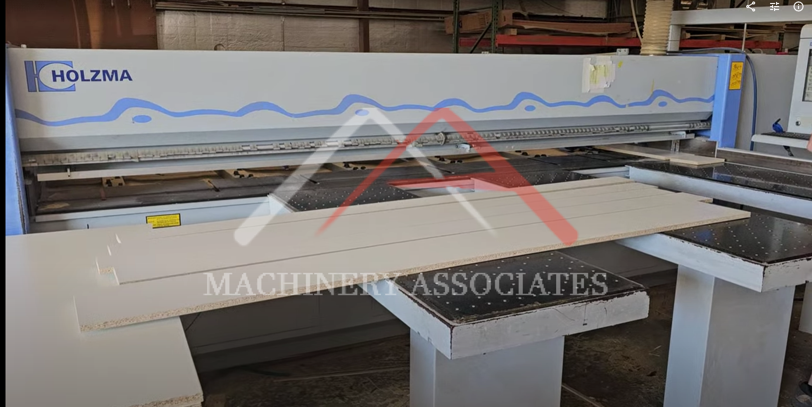 2015 Holzma Hpp 250 Beam Saw.  12 Ft
