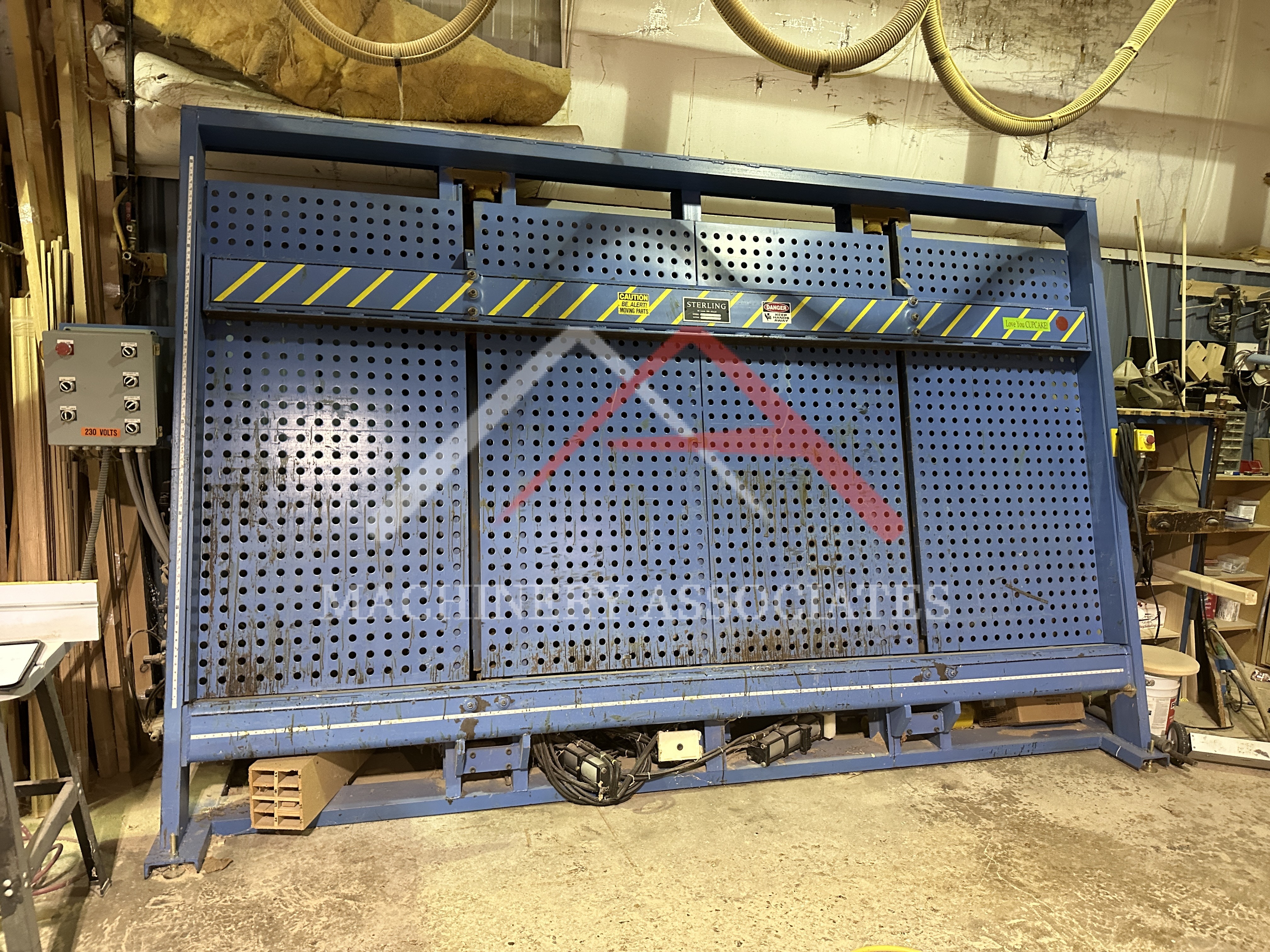 Sterling 5 x 10 Upright Frame & Door Clamp Table - Powered Sterling 5 x 10 Upright Frame & Door Clamp Table - Powered