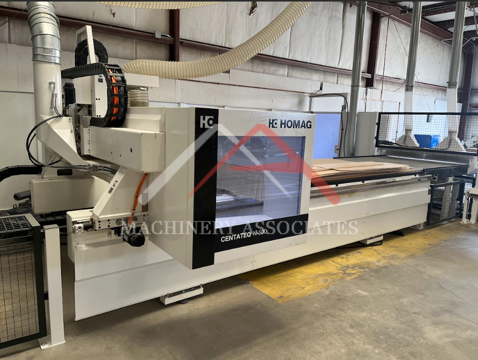 2019 Homag 5 by 10 Centateq CNC Router w/ Offload Conveyor 2019 Homag 5 by 10 Centateq CNC Router w/ Offload Conveyor