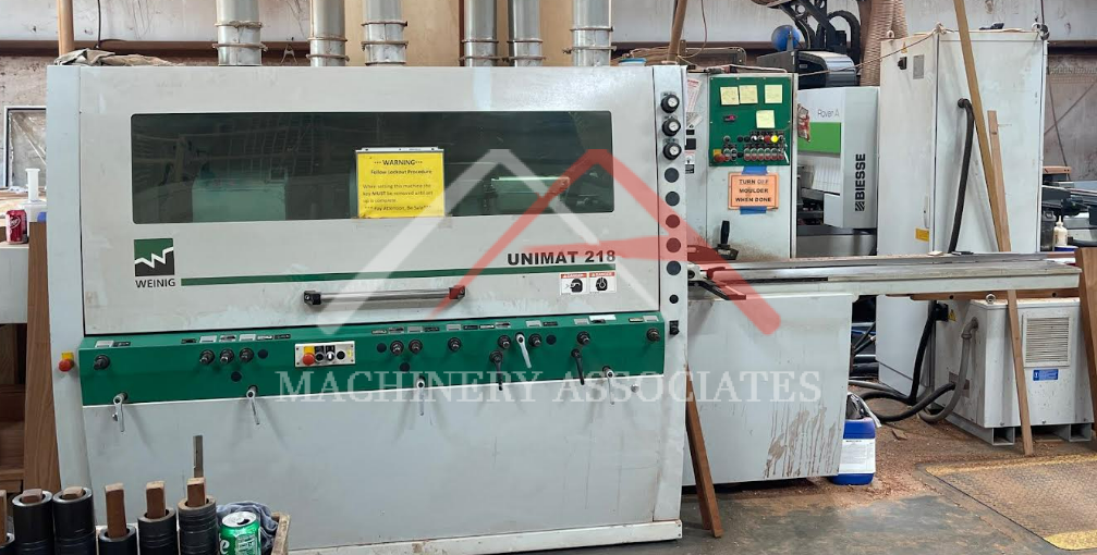 WEINIG UNIMAT 218/002 MOULDER FEED THROUGH