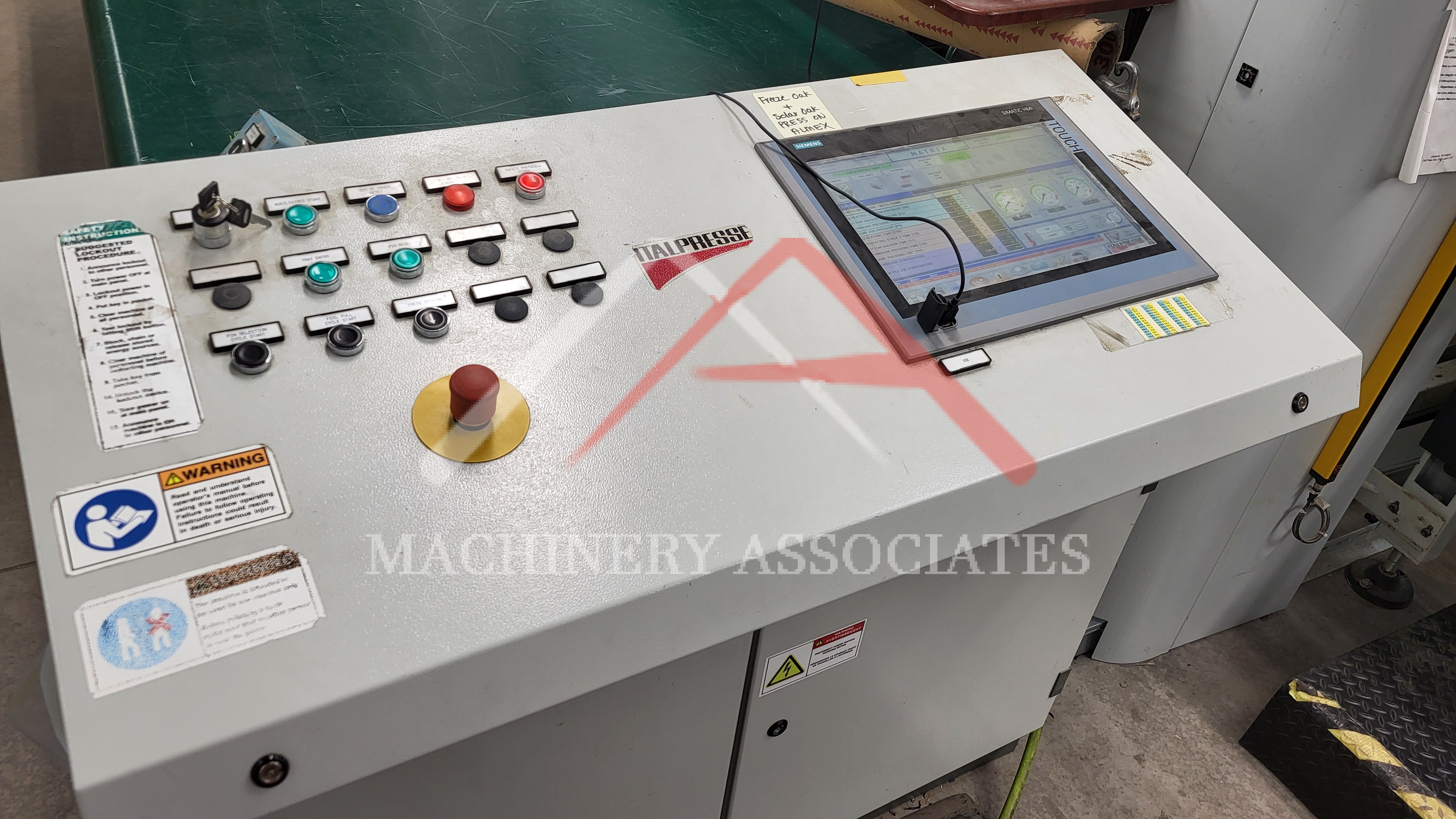 ITALPRESSE MEMBRANE PRESS -COMPLETE LINE